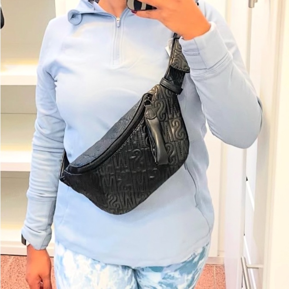 Steve Madden Black Quilted Crossbody Bag